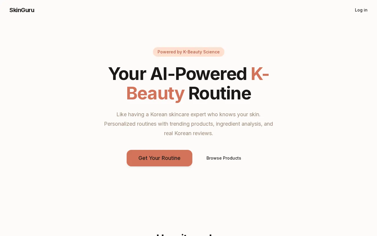 SkinGuru — preview screenshot