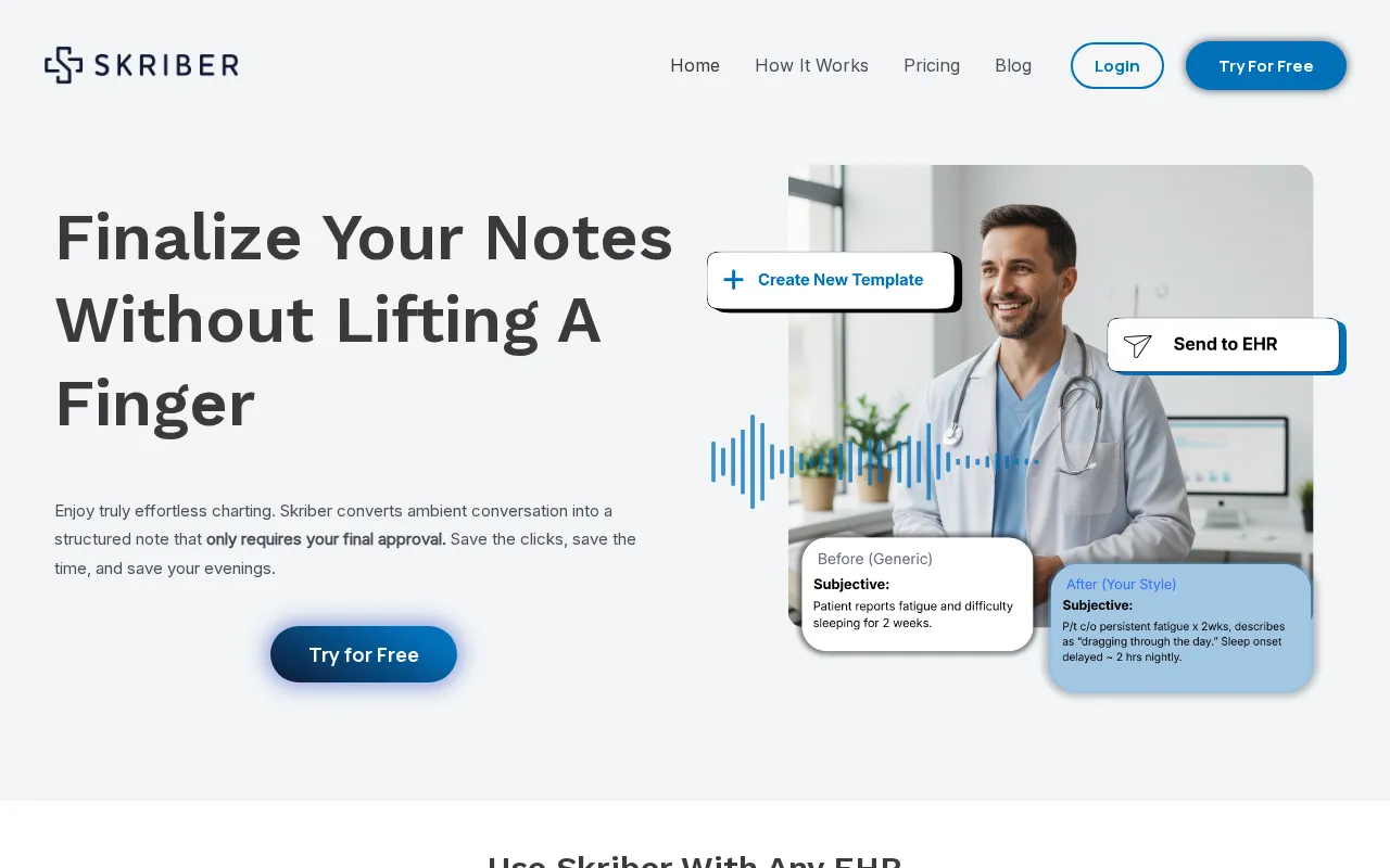 Skriber — preview screenshot