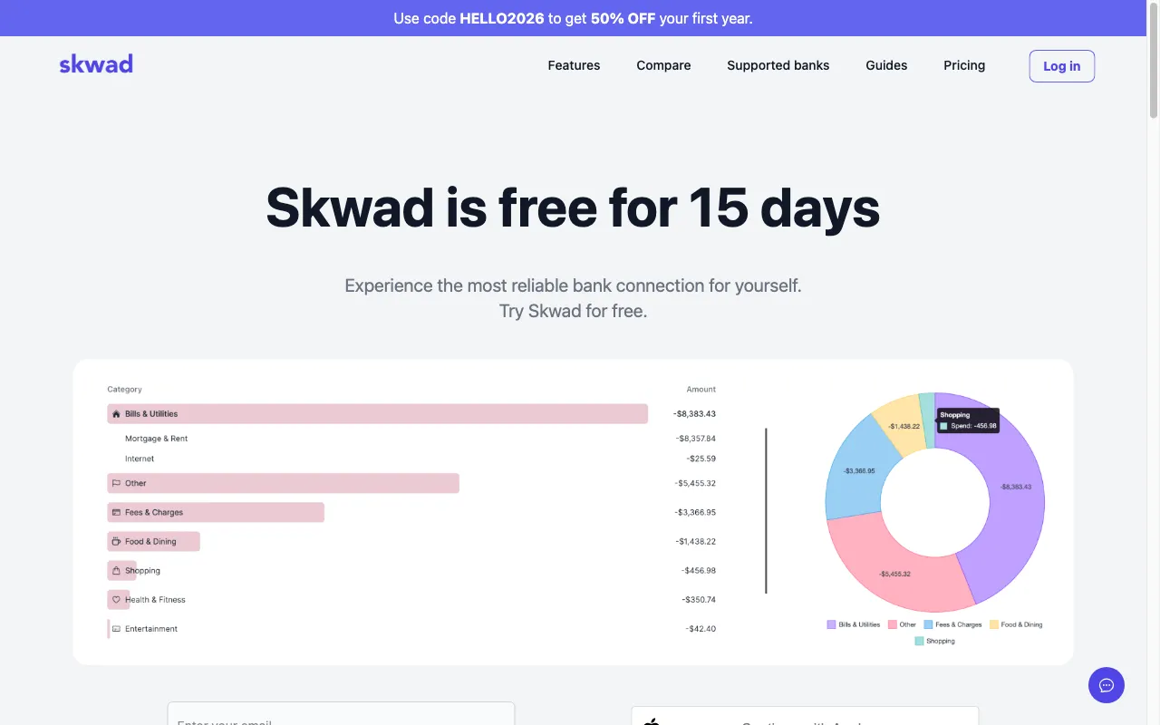 Skwad — pricing page