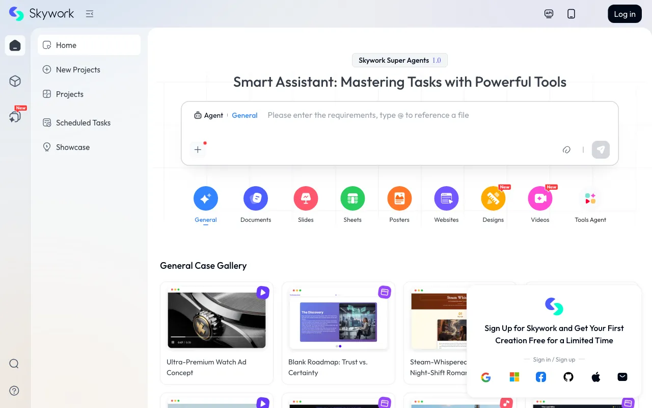 Skywork.ai — preview screenshot