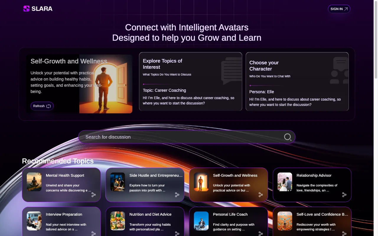 Slara AI — preview screenshot