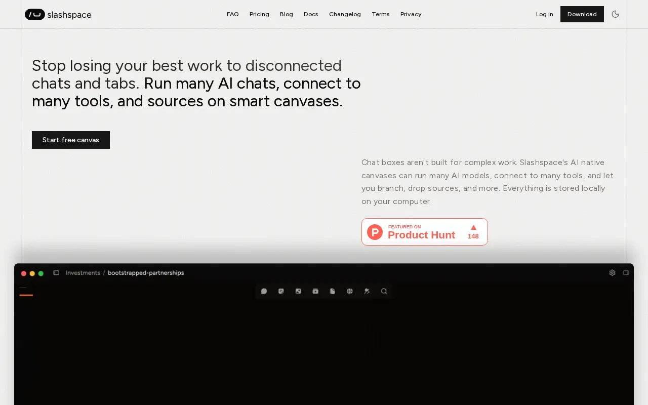 Slashspace AI — preview screenshot