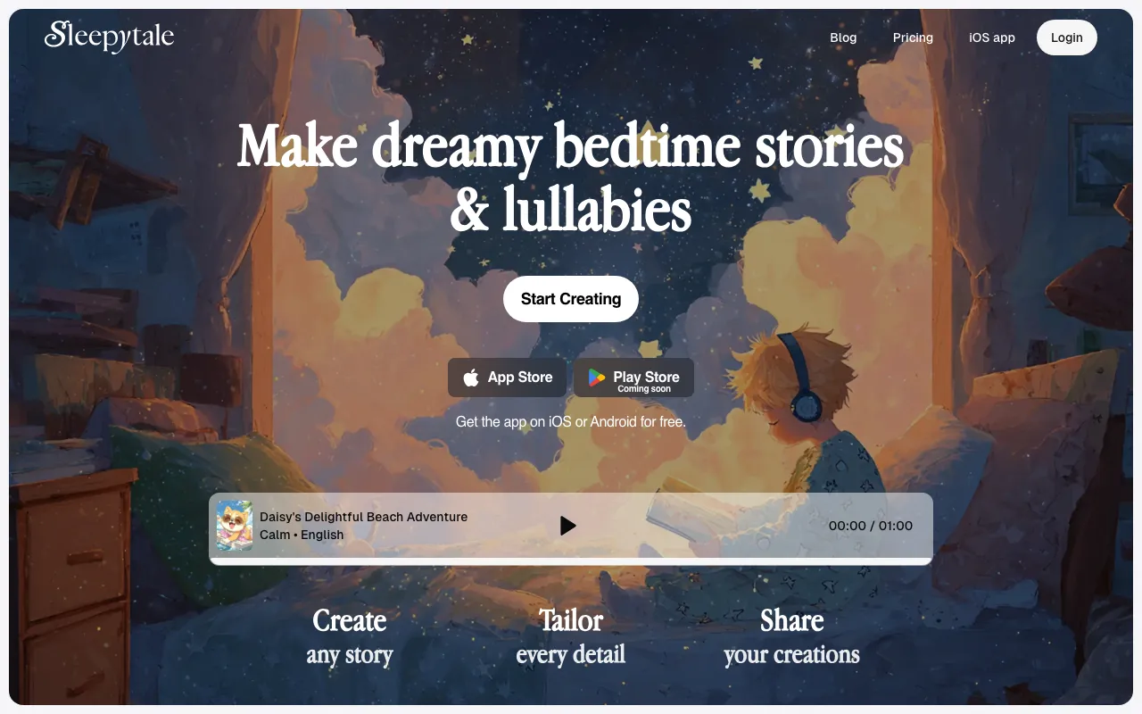 Sleepytales — preview screenshot