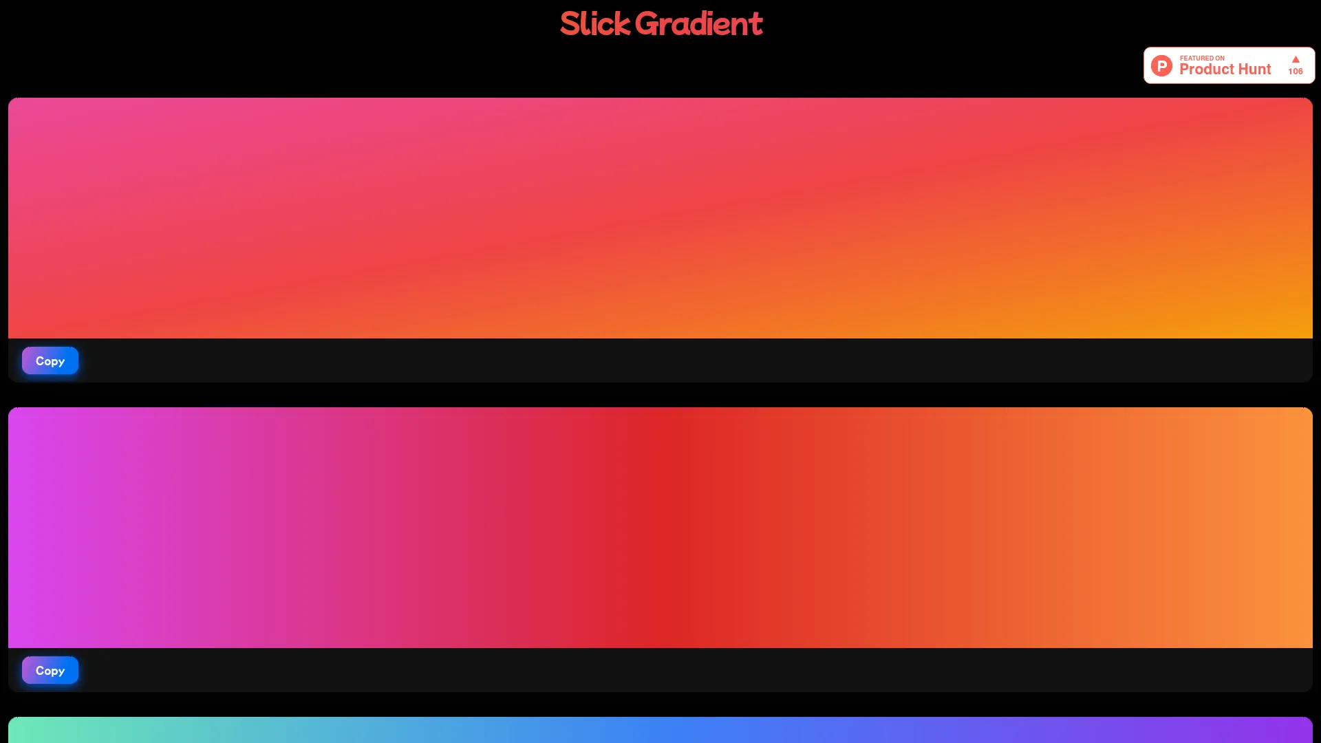 Slick Gradient — preview screenshot