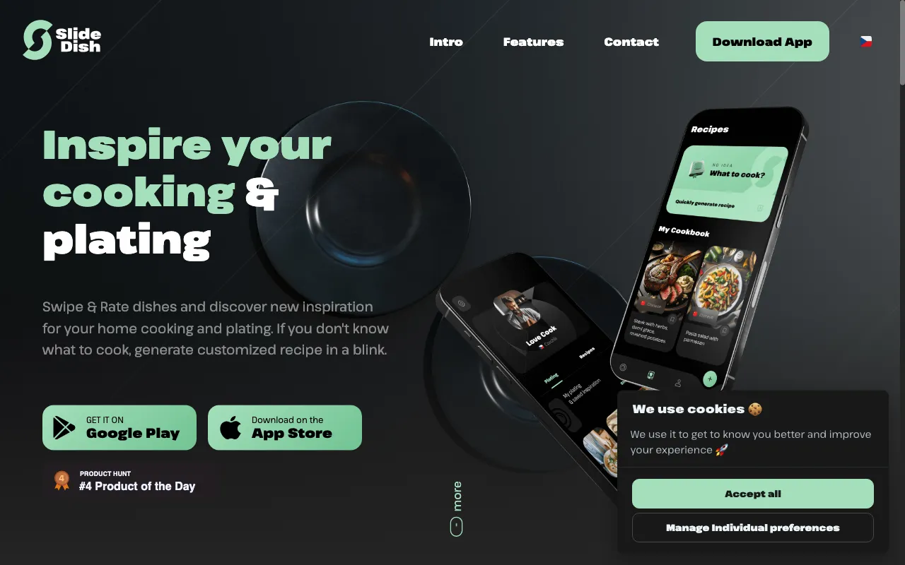 Slide Dish — preview screenshot