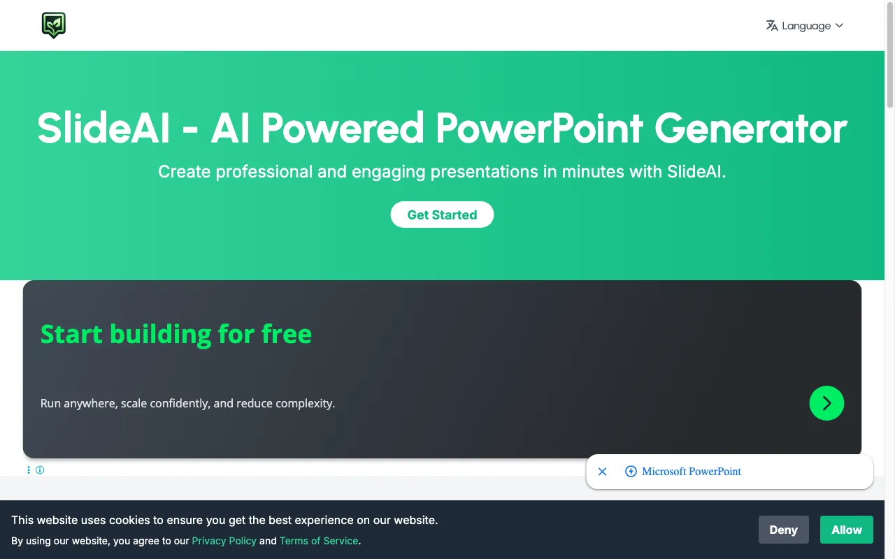 SlideAI — preview screenshot