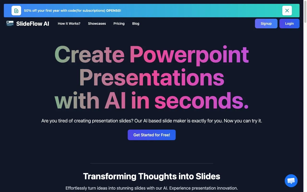Slideflow AI — preview screenshot
