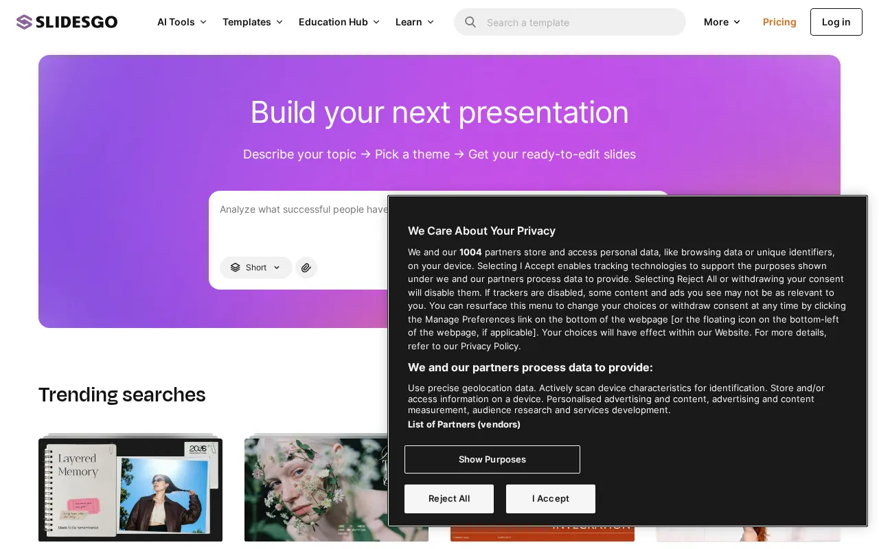 Slidesgo — preview screenshot