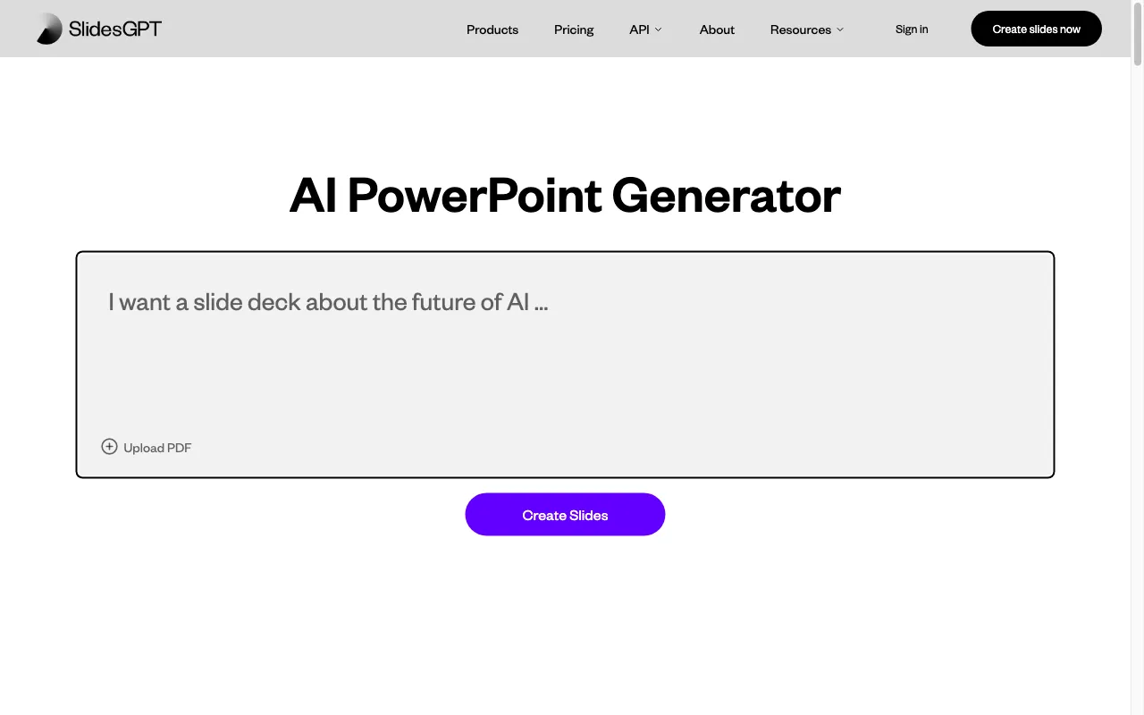 SlidesGPT — preview screenshot