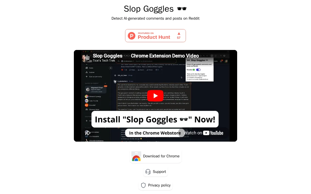 Slop Goggles — preview screenshot