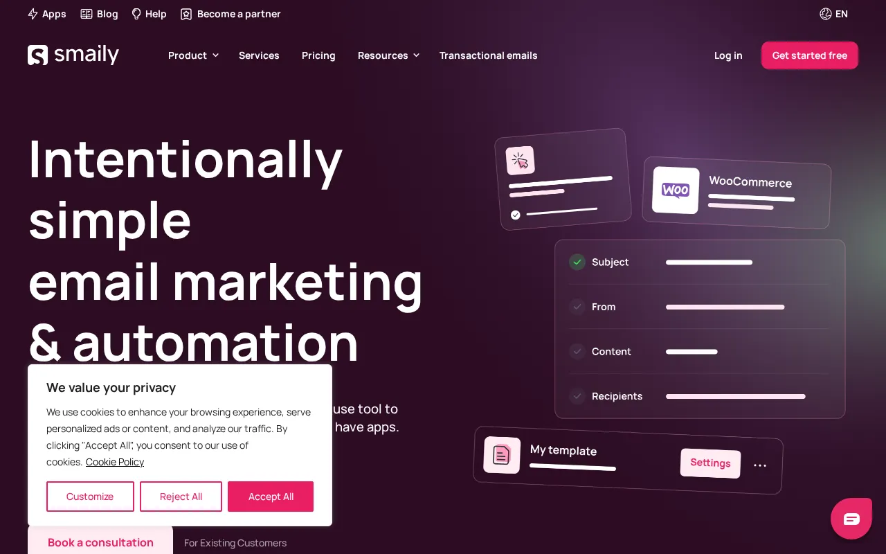 Smaily — preview screenshot