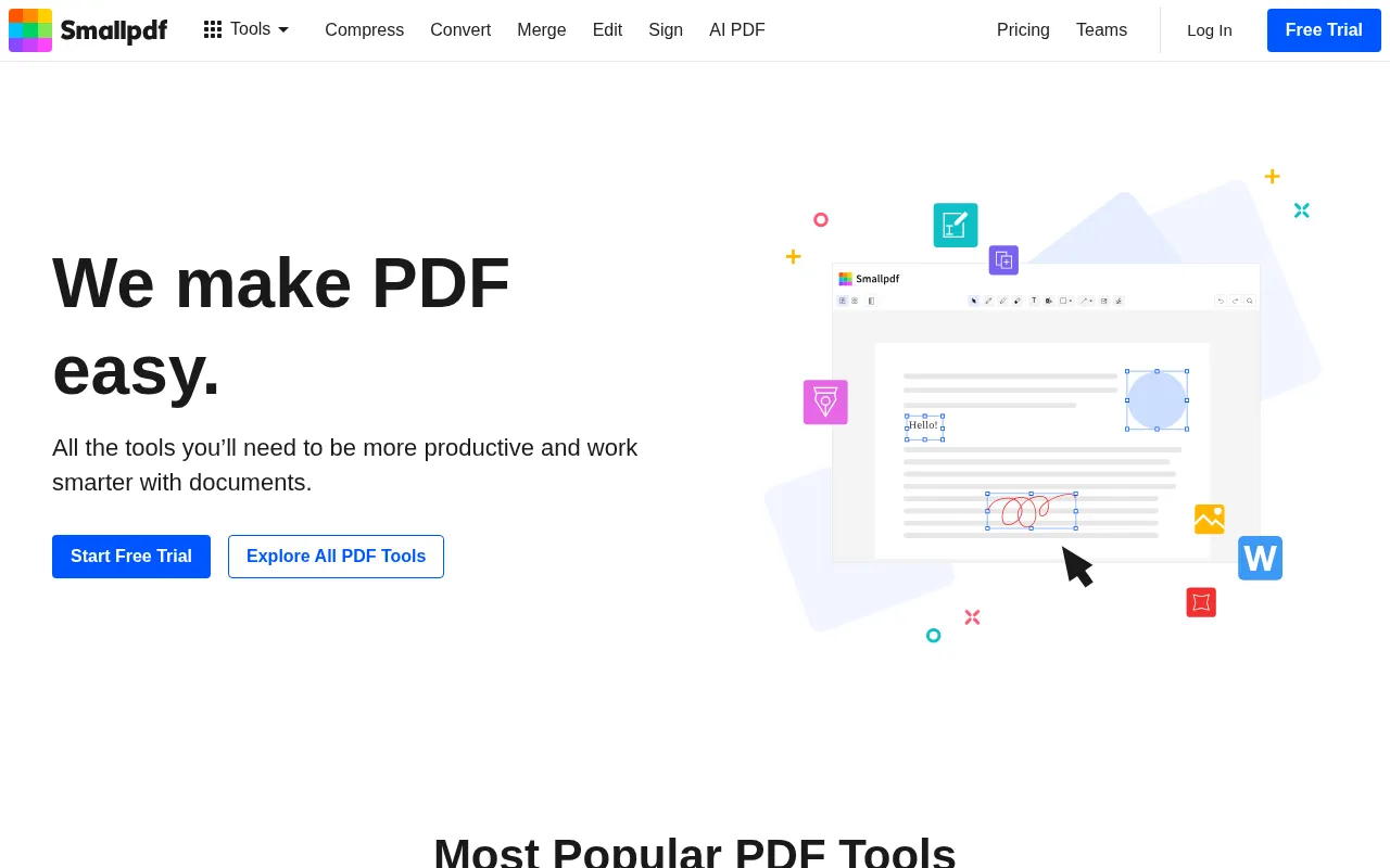 Smallpdf — preview screenshot