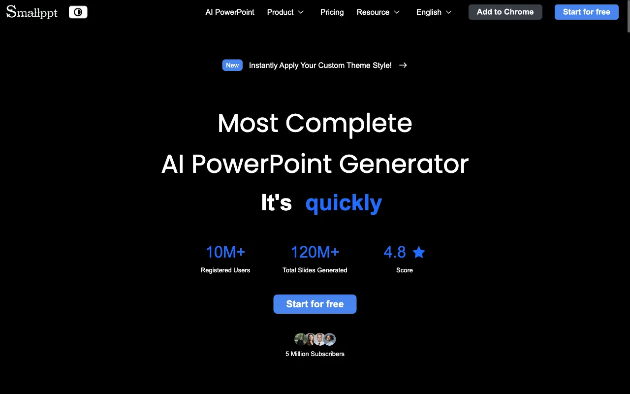Smallppt — preview screenshot