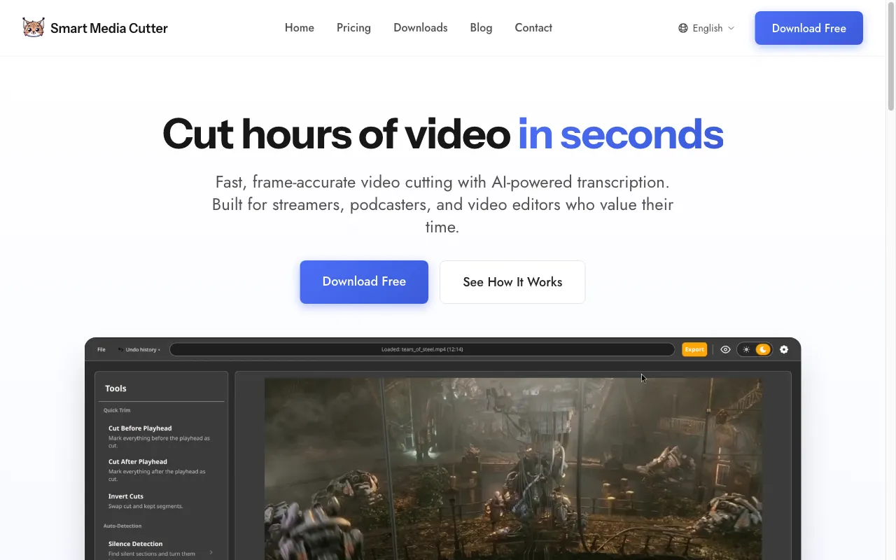 Smart Media Cutter — preview screenshot