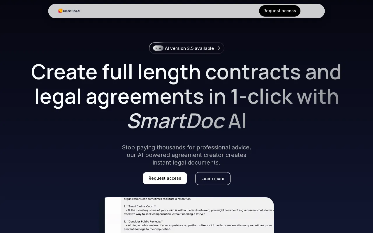 SmartDoc AI — preview screenshot