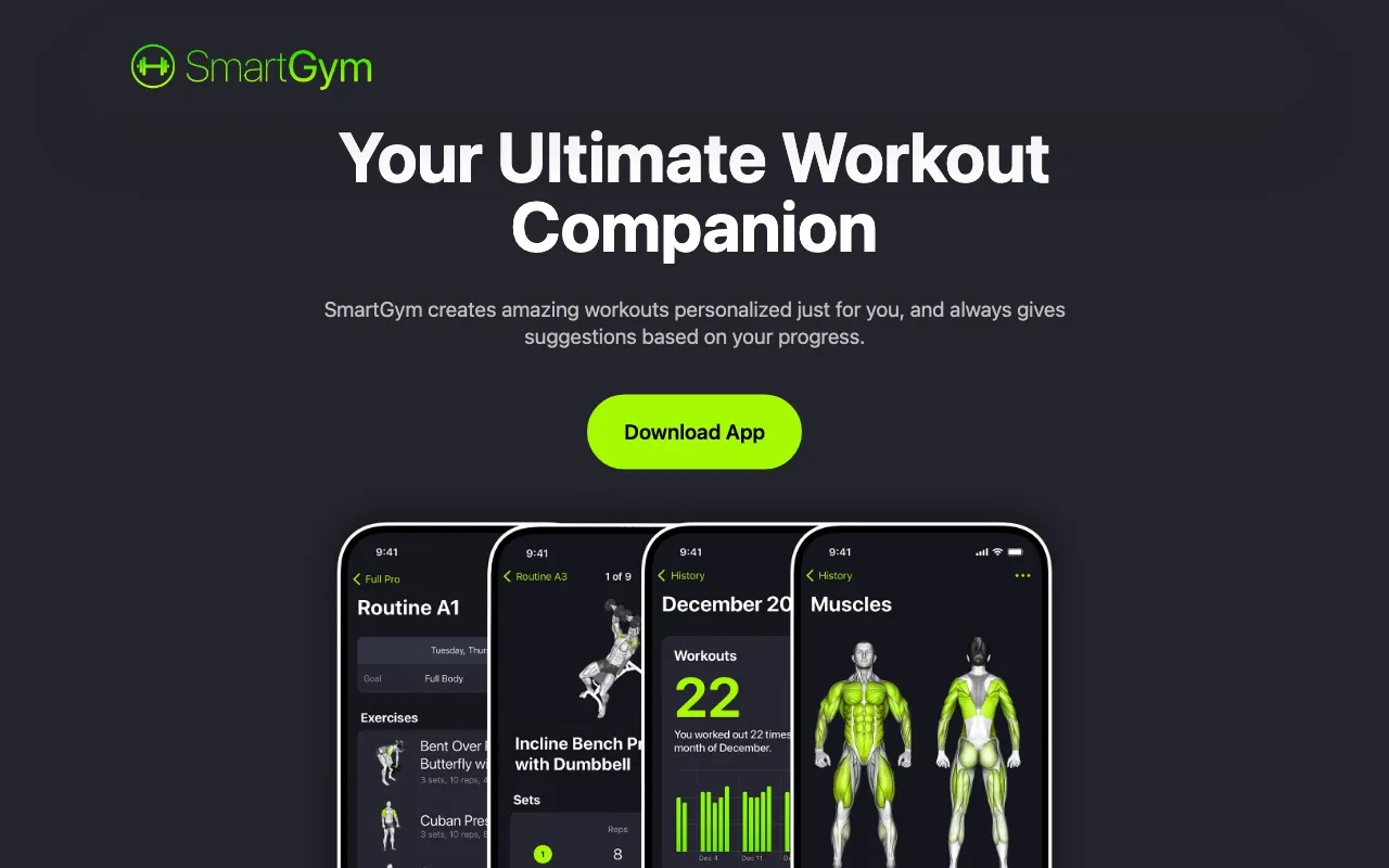 SmartGym — preview screenshot