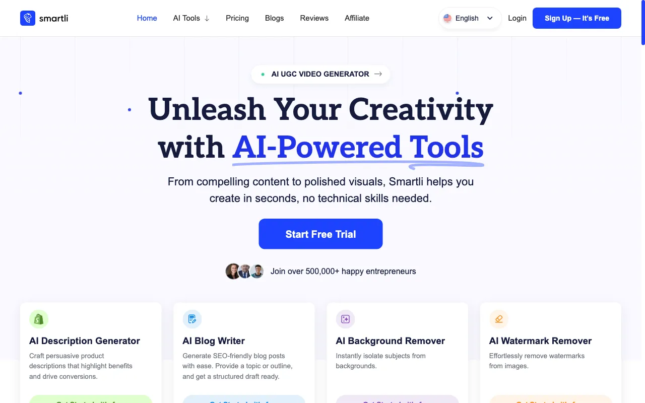 Smartli — preview screenshot