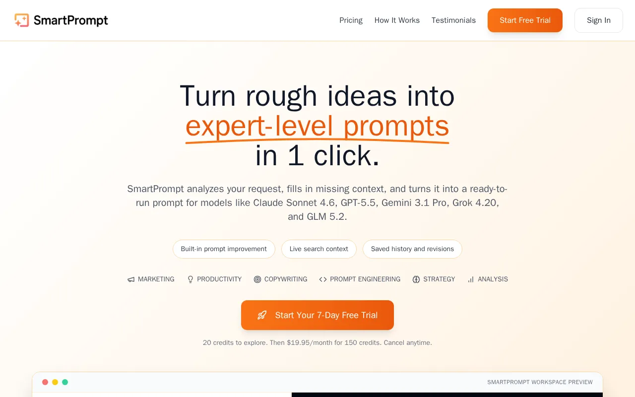 SmartPrompt — preview screenshot