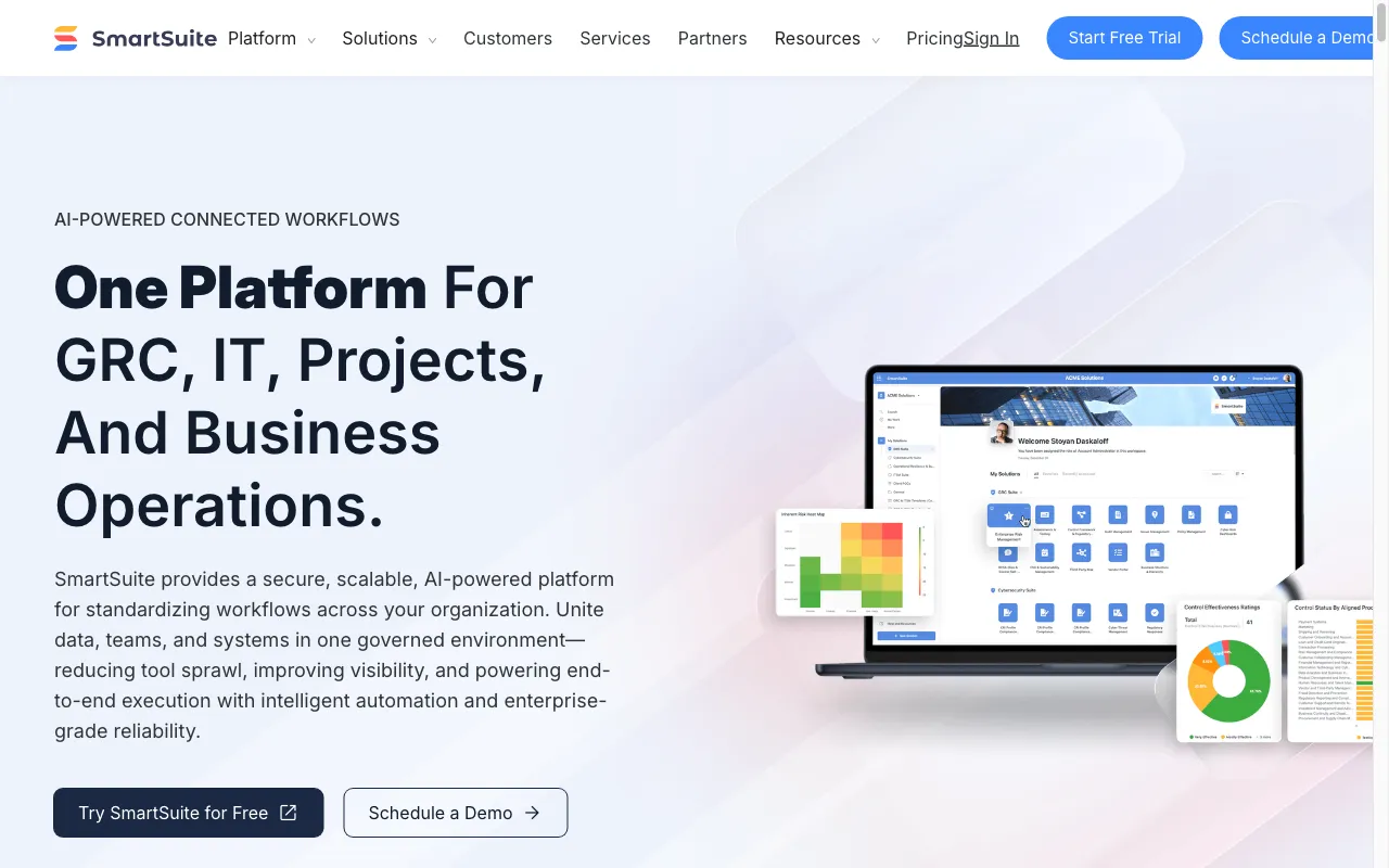 SmartSuite — preview screenshot