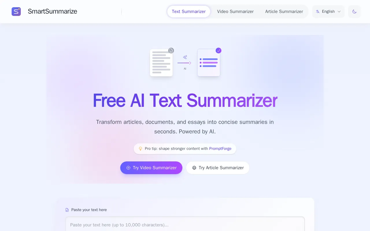 Smartsummarize — preview screenshot