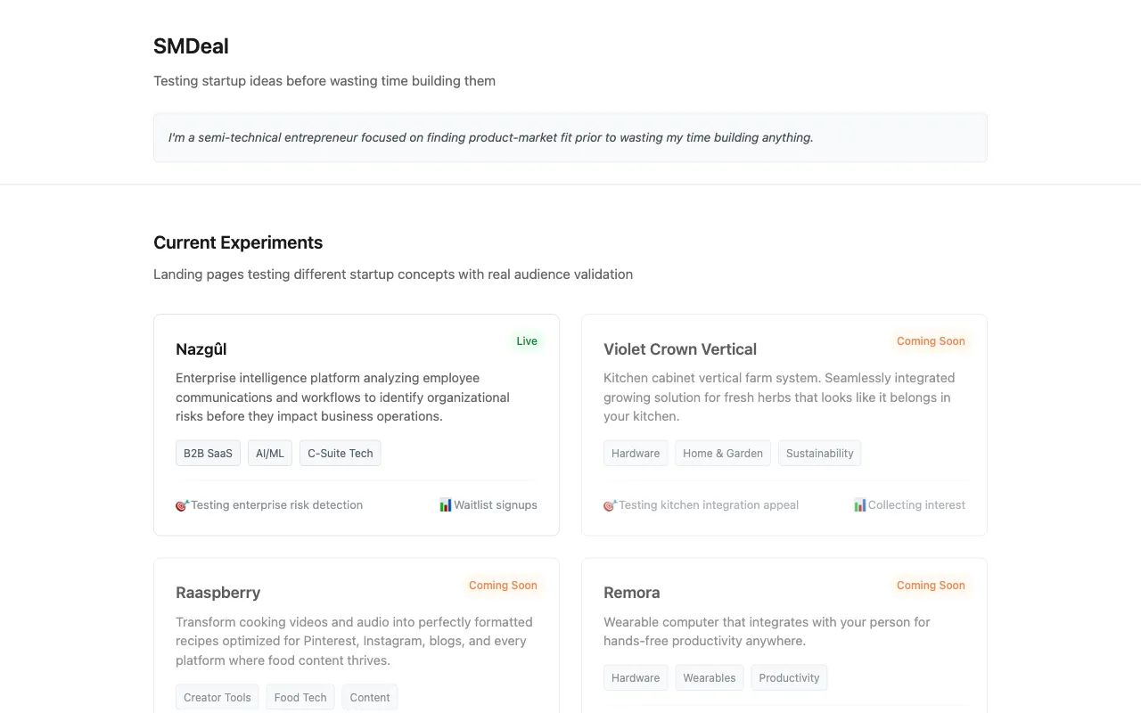 SMDeal — preview screenshot