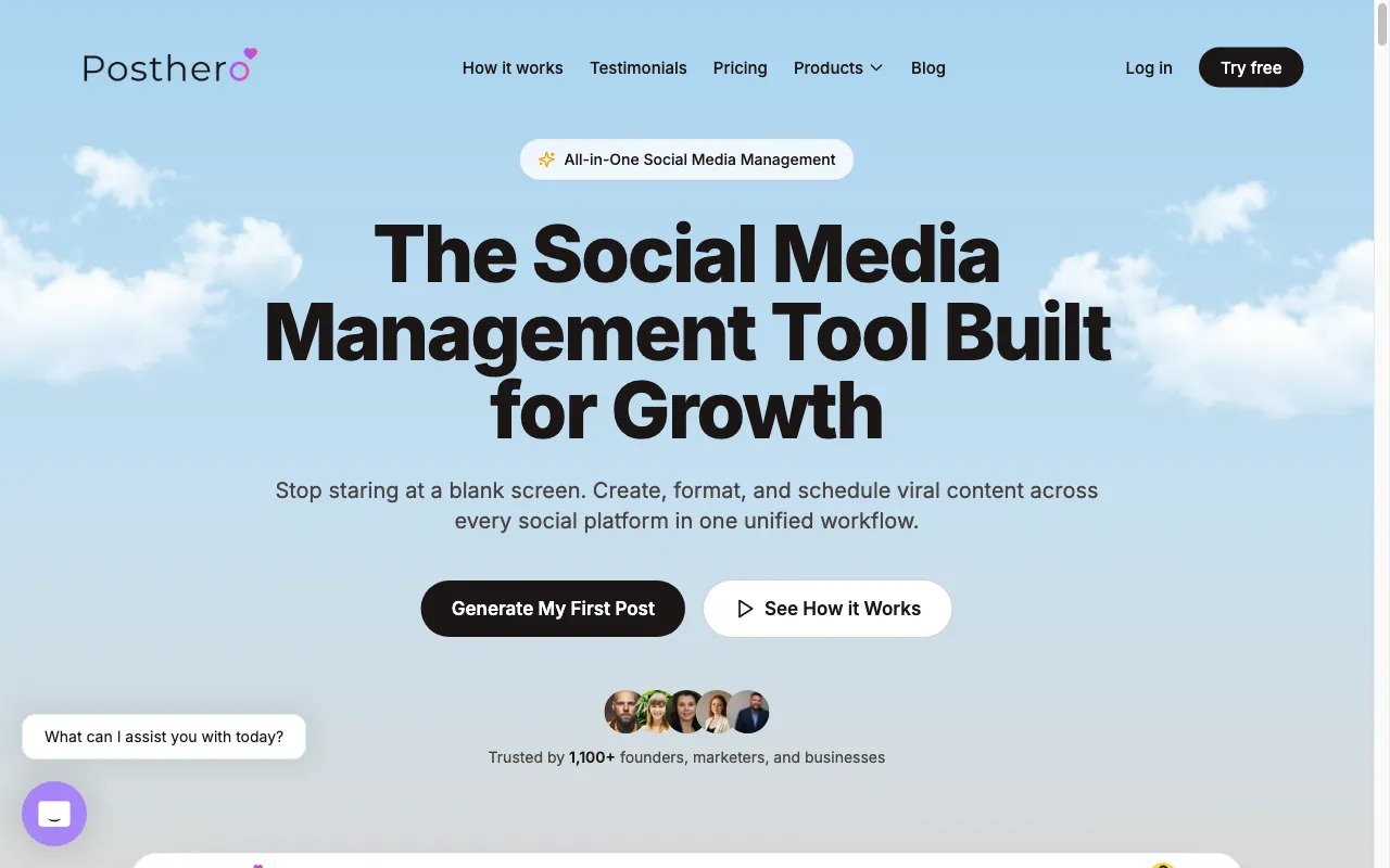 PostHero — preview screenshot
