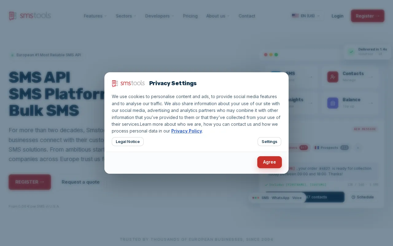 Smstools — preview screenshot