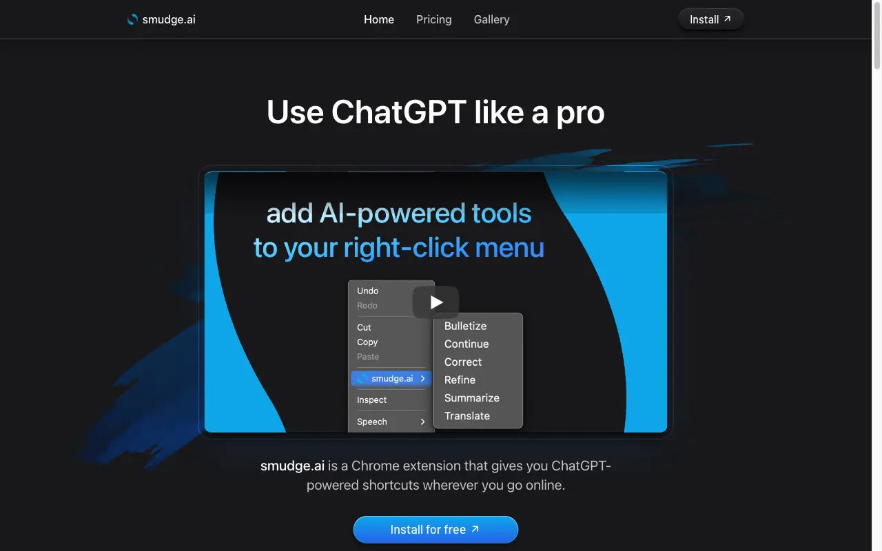 smudge.ai — preview screenshot