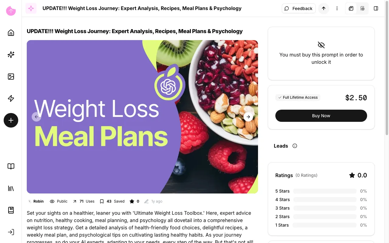 Snack Prompt — pricing page