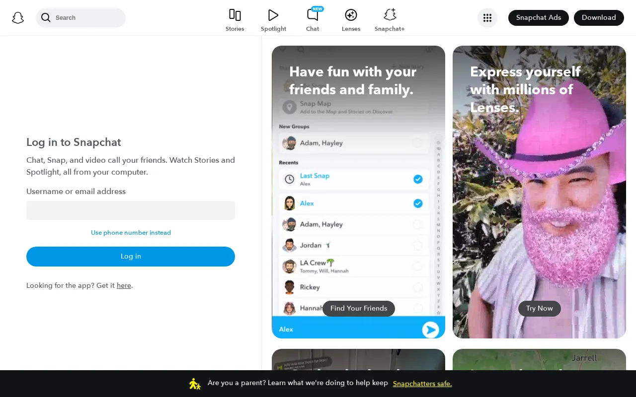 Snapchat — preview screenshot