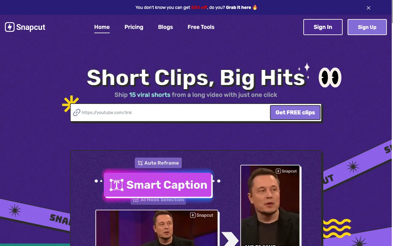 Snapcut.ai — preview screenshot