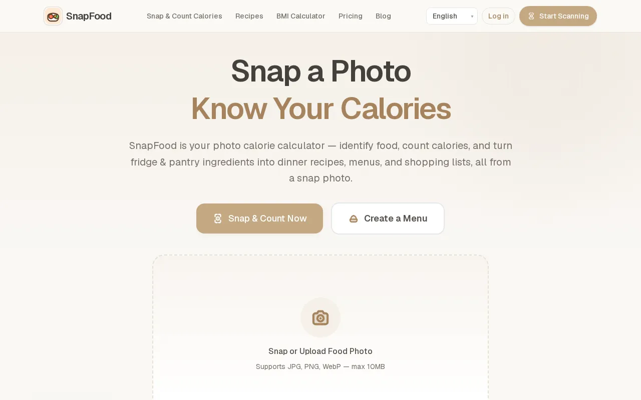 SnapFood — preview screenshot
