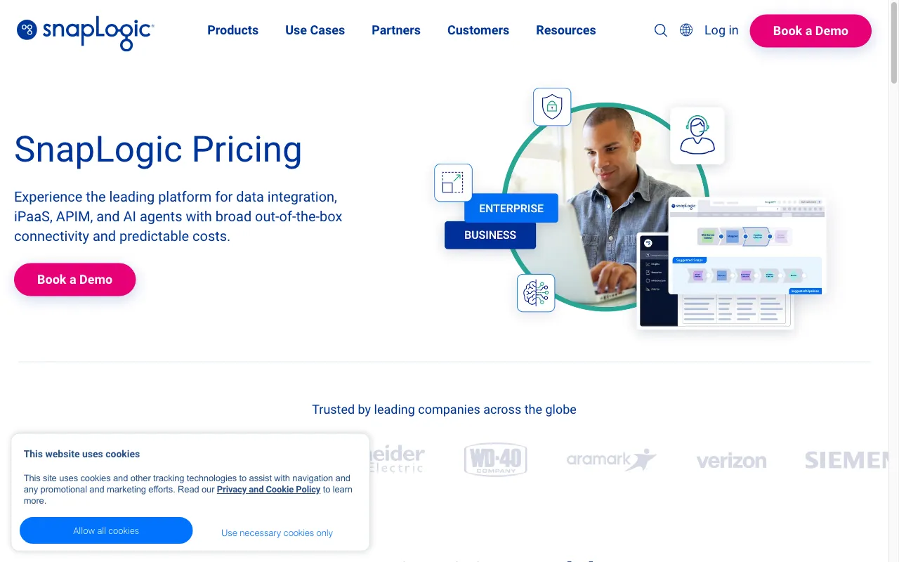 SnapLogic — pricing page