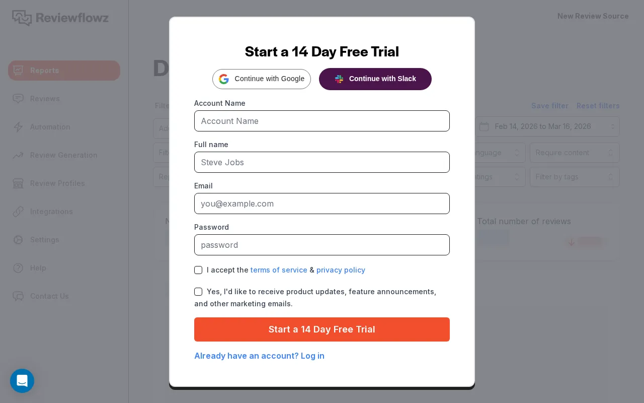 Snapshots by Reviewflowz — pricing page