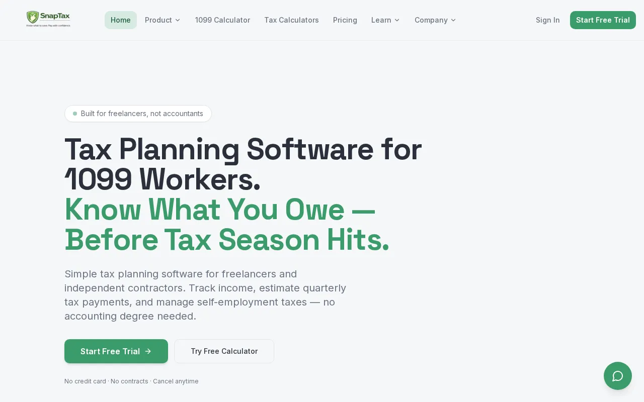 SnapTax — preview screenshot
