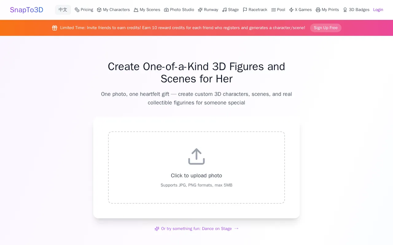 snapto3d — preview screenshot