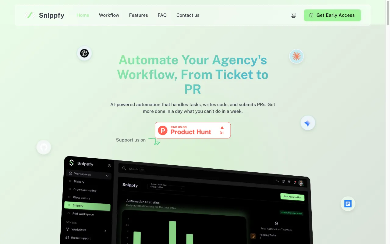 Snippfy — preview screenshot