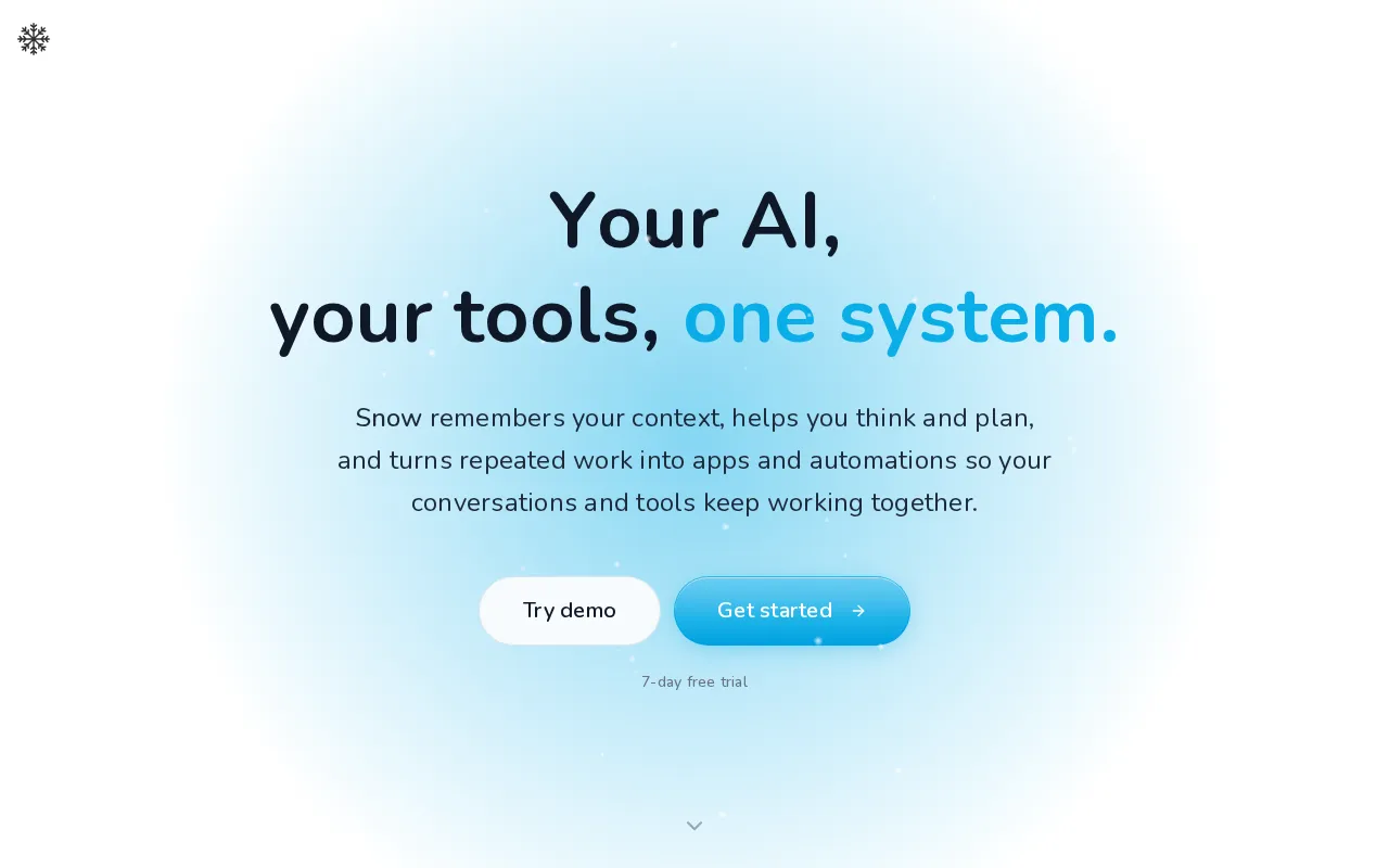 Snow AI — preview screenshot