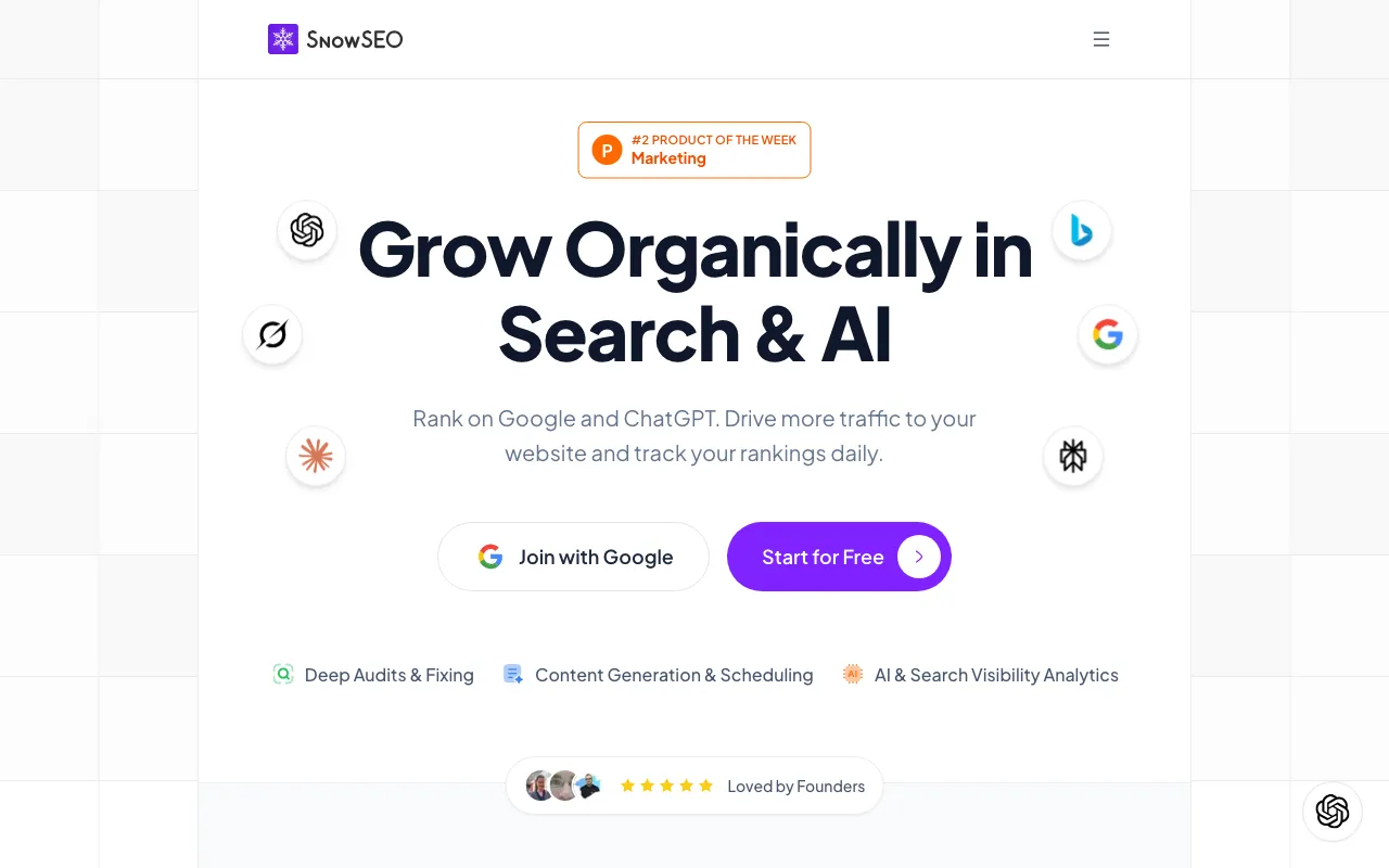 SnowSEO — preview screenshot