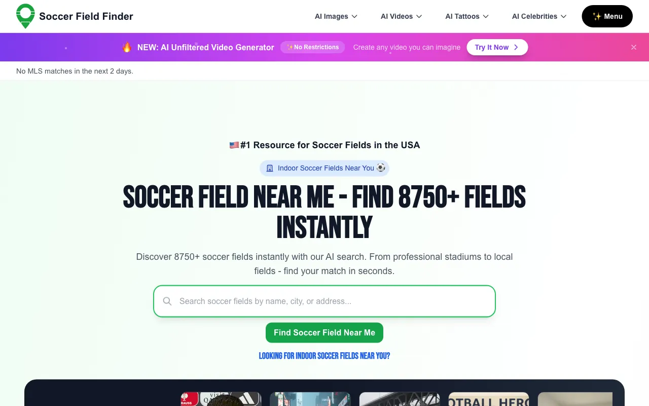 Soccer Field Map — preview screenshot