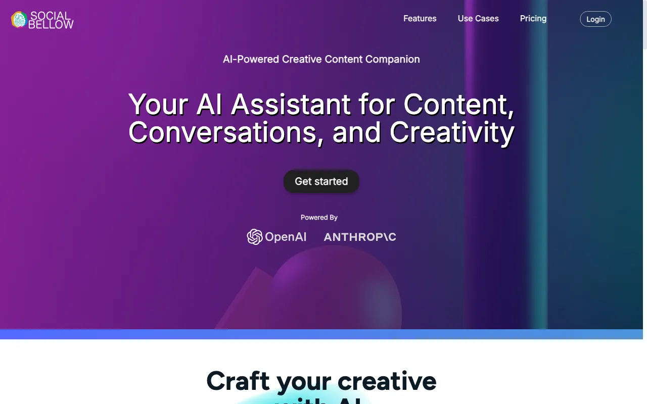 Social Bellow — preview screenshot