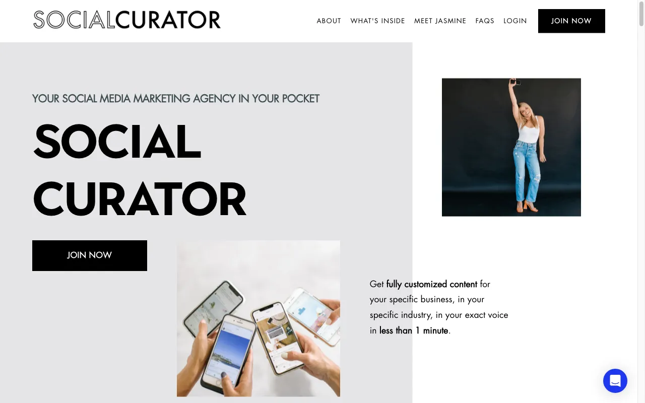 Social Curator — preview screenshot