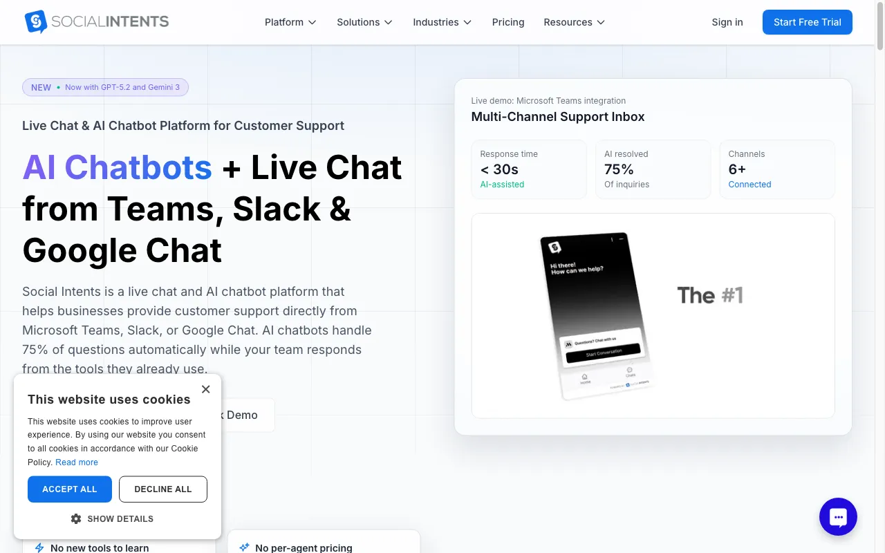 Social Intents — preview screenshot