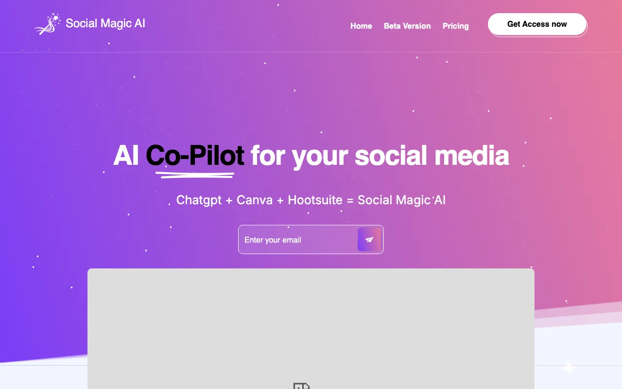 Social Magic AI — preview screenshot
