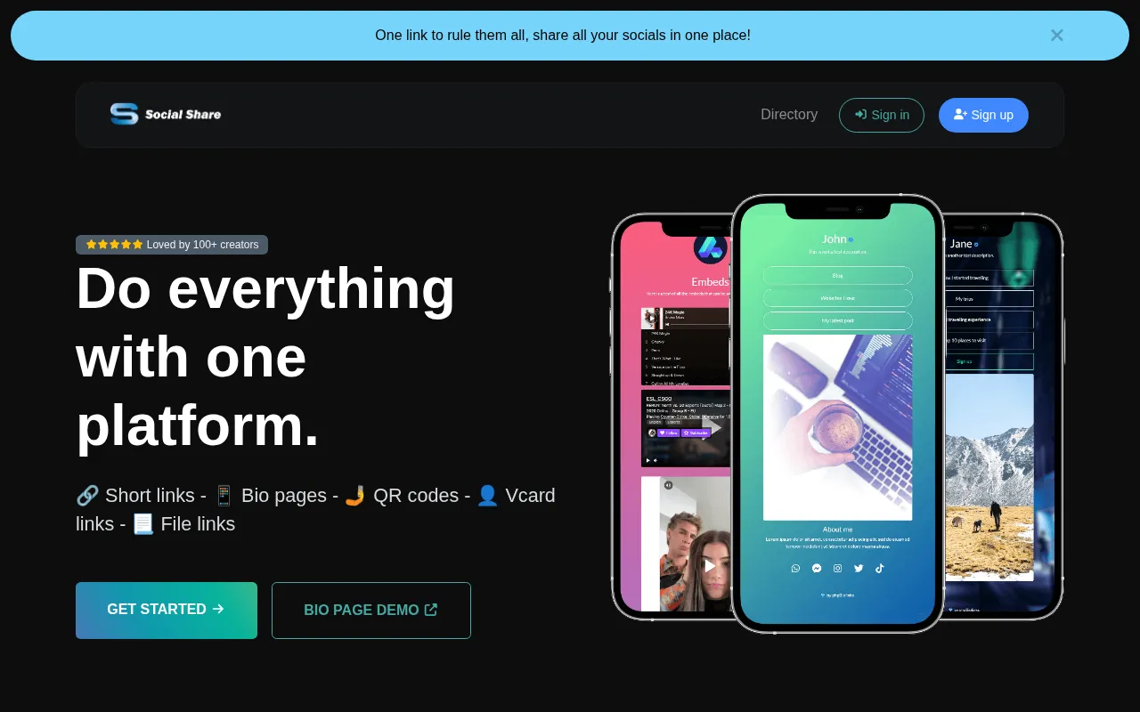 Social Share — preview screenshot