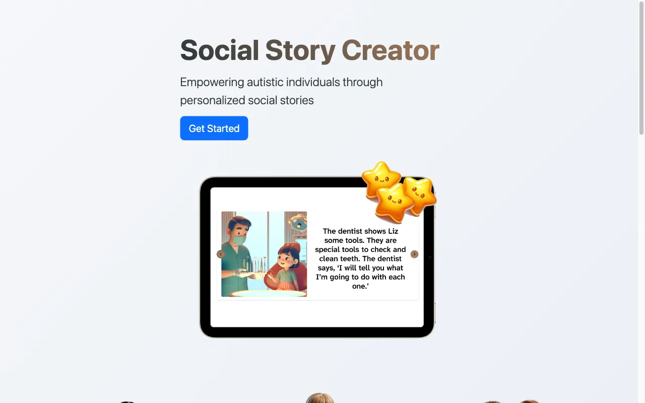 Social Story Creator — preview screenshot
