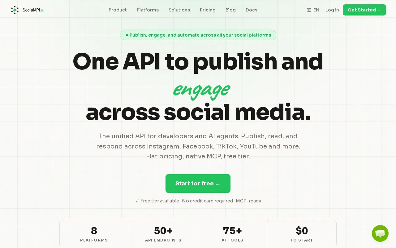 SocialAPI.ai — preview screenshot