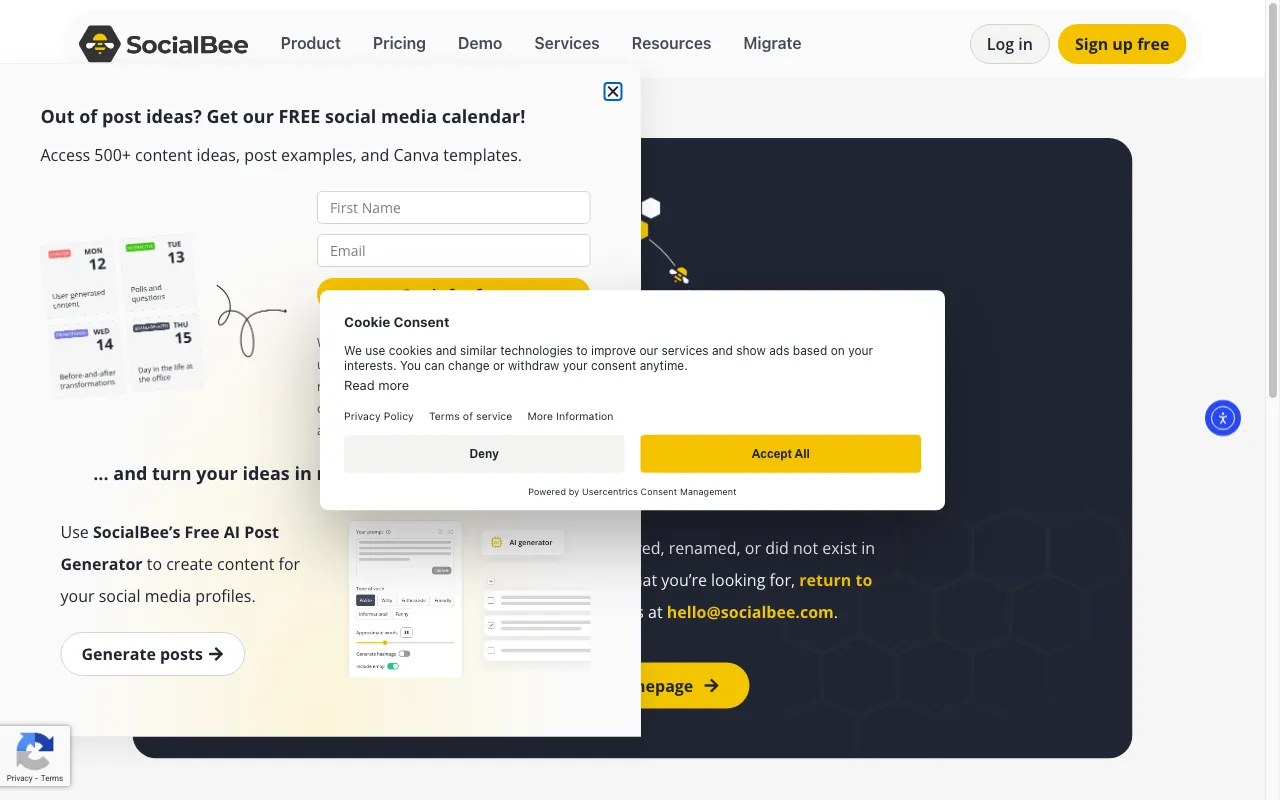 SocialBee — preview screenshot