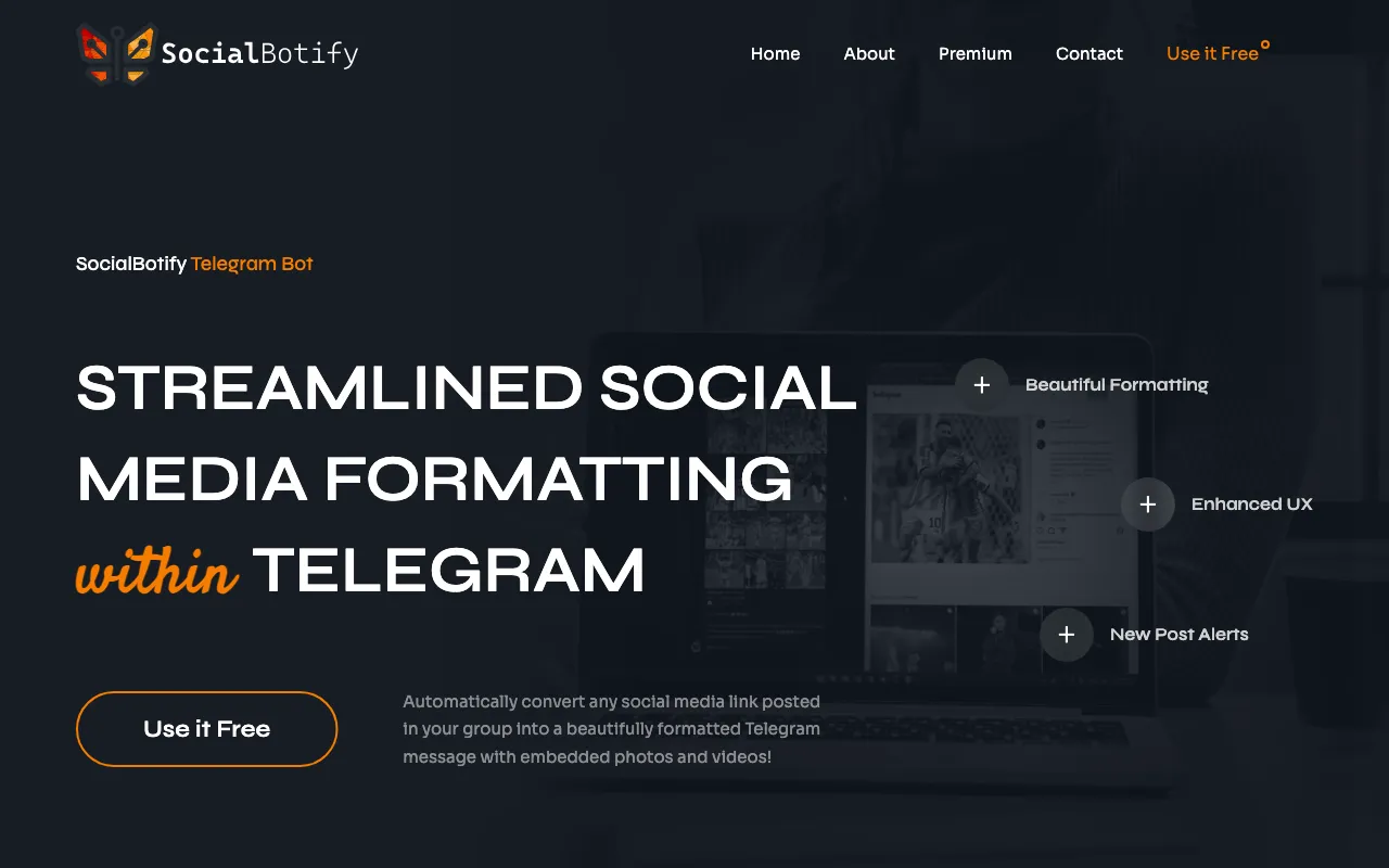 SocialBotify — preview screenshot