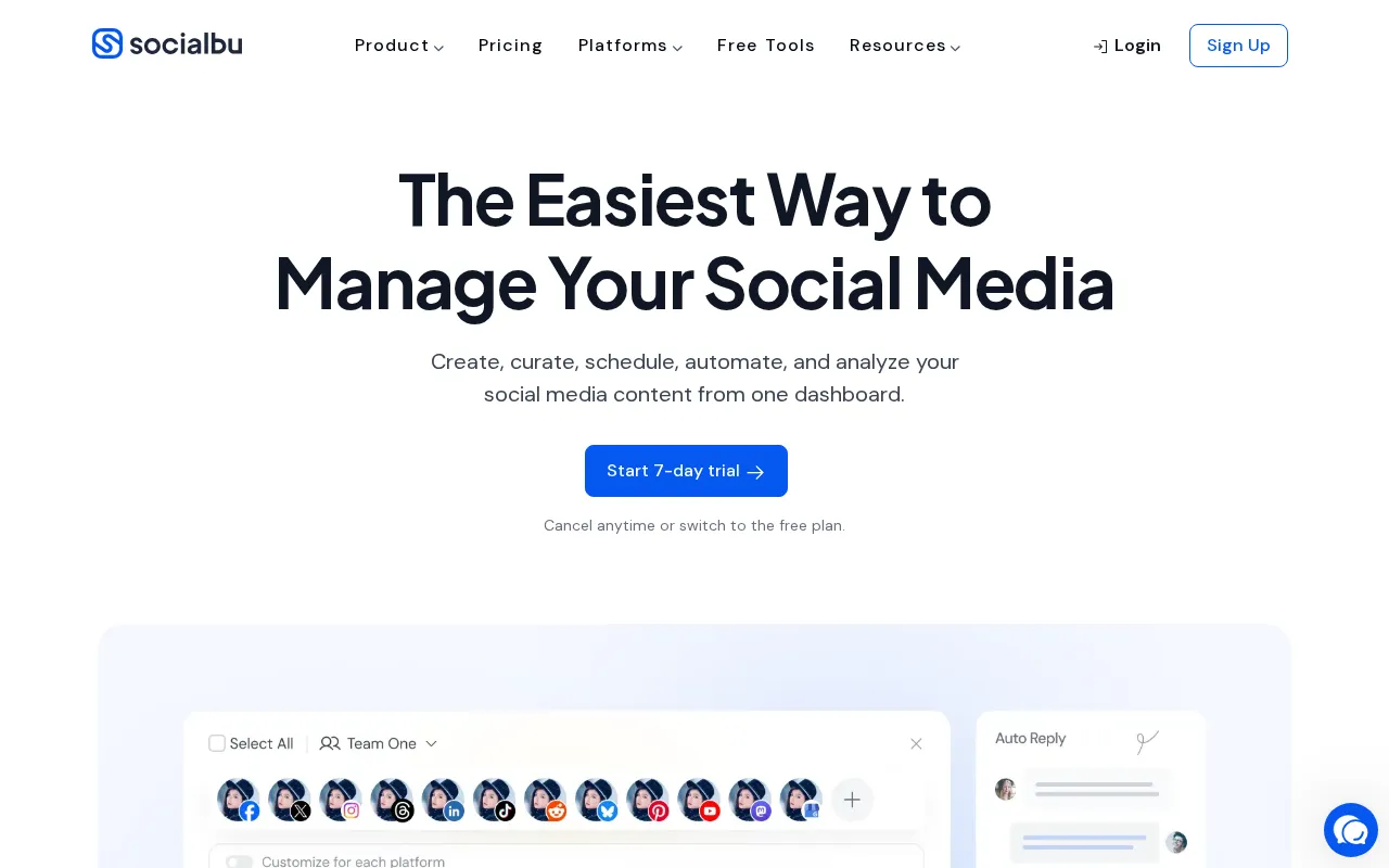SocialBu — preview screenshot